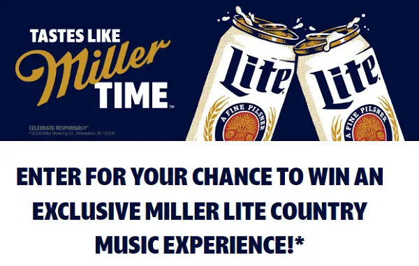 Miller Lite Country Music Festival Tickets Giveaway (6 Winners)