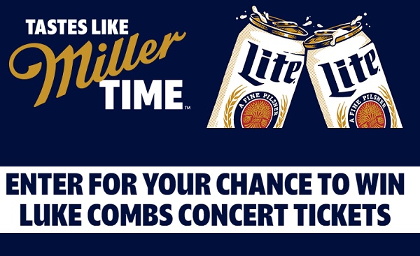 Miller Lite Luke Combs Concert Trip Giveaway: Win a Bootleggers Bonfire Weekend
