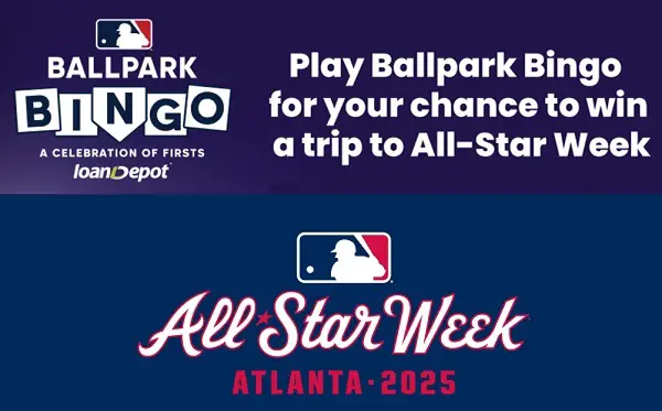 MLB Ballpark Bingo Sweepstakes: Win a 2025 All-Star Prize Package!