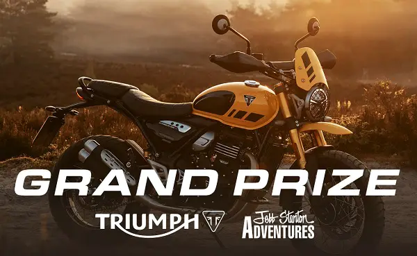 2026 MotoSport.com Fall Adventure Sweepstakes – Win a Triumph 400 XC Motorcycle & Adventure Trip