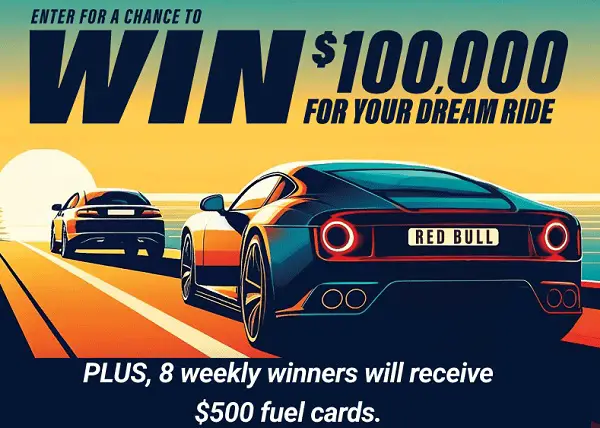 Murphy Drive Rewards Giveaway: Win Cash $100,000 for Dream Car & Free Gas (Weekly Prizes)