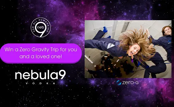 Nebula9 Zero Gravity Experience Giveaway 2024