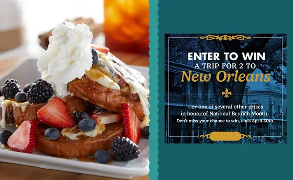 National Brunch Month New Orleans Trip Giveaway