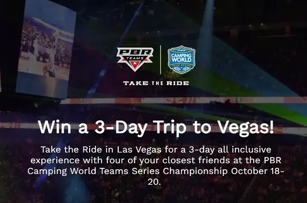 PBR Teams Las Vegas Trip Giveaway: Win a Trip to Bull Riding Event
