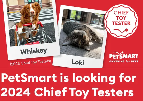 PetSmart Chief Toy Tester Social Media Contest: Win Free Pet Supply in $10K Cash Prize & More