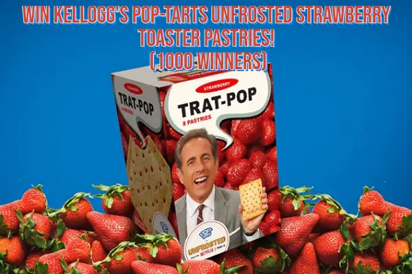 Win Kellogg's Pop-Tarts Unfrosted Strawberry Toaster Pastries! (1000 Winners)