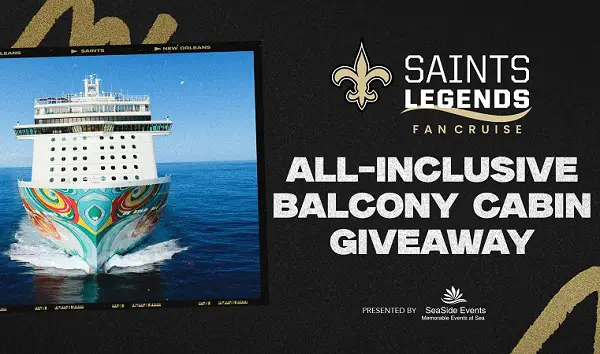 Saints Legends Fan Cruise Sweepstakes 2024