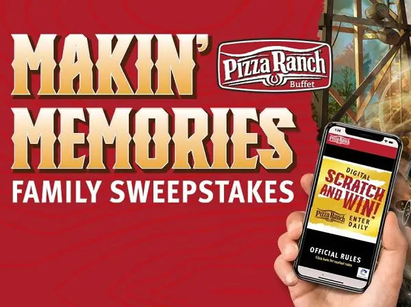 Pizza Ranch’s Makin’ Memories Silver Dollar City Trip Giveaway