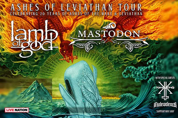 Ashes of Leviathan Tour Giveaway: Win Tickets & Trip to Lamb of God & Mastodon Concert