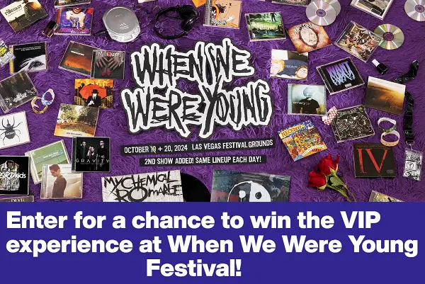 SiriusXM When We Were Young Music Festival Trip Giveaway