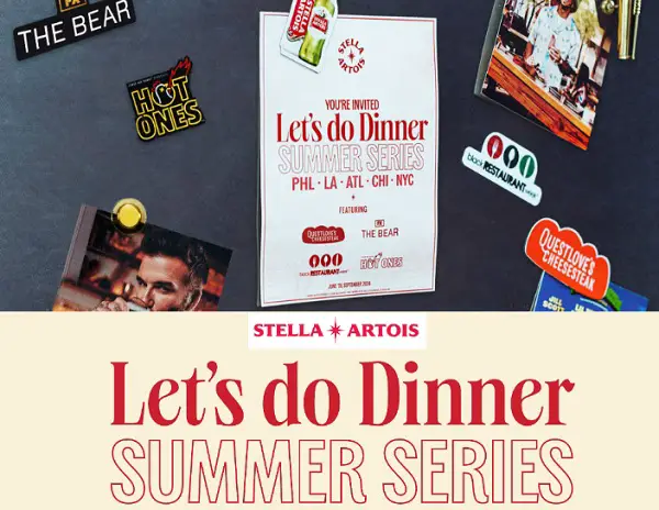 Stella Artois Let’s Do Dinner Entry Instant Win Game Giveaway