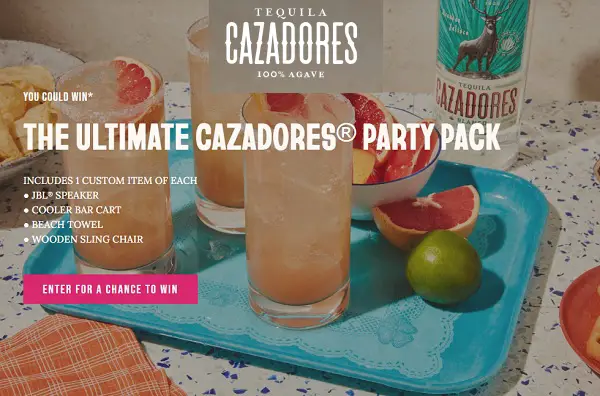Cazadores Summer Party Giveaway: Win JBL Speakers, Beach Gear & More (10 Winners)