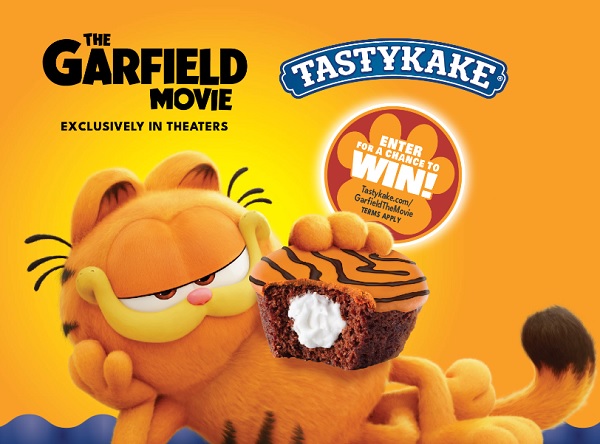 Tastykake Garfield The Movie Giveaway: Win Movie Tickets, $1K Cash Prize & Free Cakes