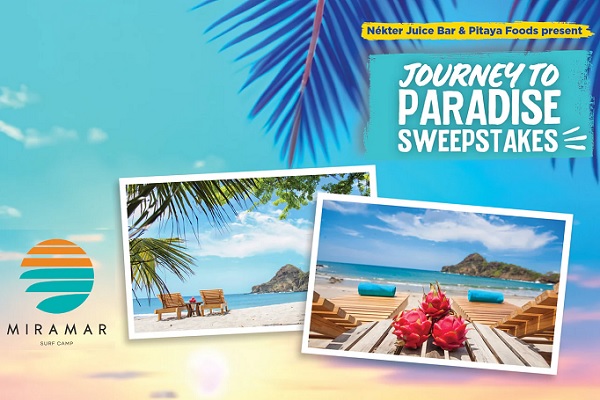 Journey to Paradise Sweepstakes: Win a Trip to Miramar Surf Camp in Nicaragua!