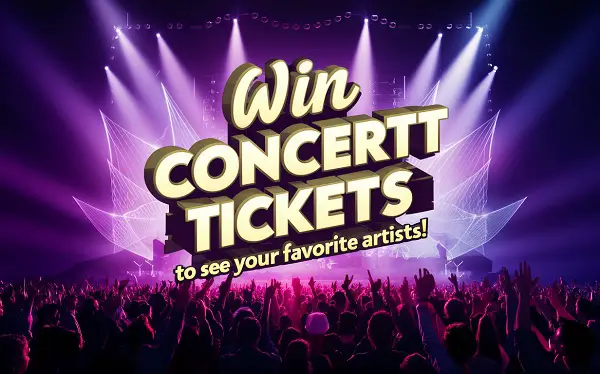 Win Concert Tickets Giveaway (4 Winners)