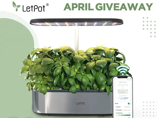 Win LetPot LPH-SE Smart Hydroponics Growing System! (2 Winners)