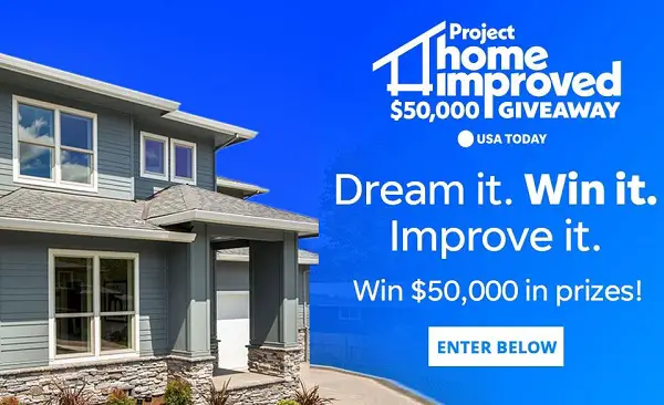 The Project Home $50,000 Ultimate Home Makeover Giveaway