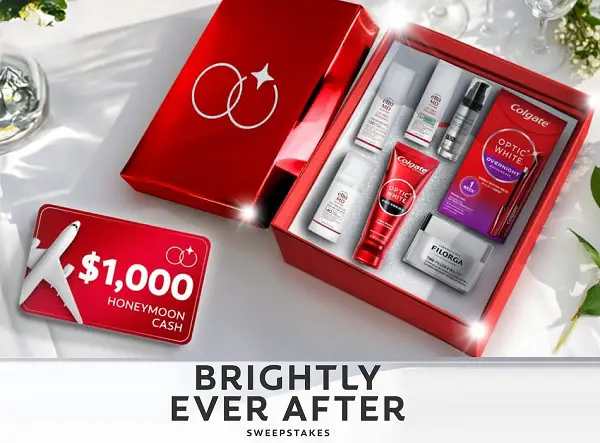 Brightly Ever After Sweepstakes: Win $1,000 for Your Dream Honeymoon + Beauty Swag Bags!