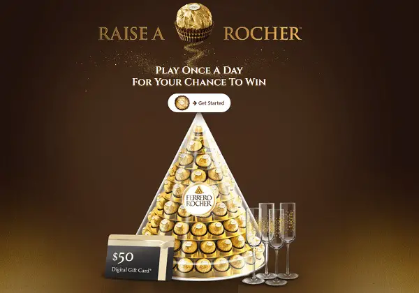 Ferrero Rocher Add Your Golden Touch Instant Win Game – Win Luxurious Chocolate & Gifts! (120 Winners)
