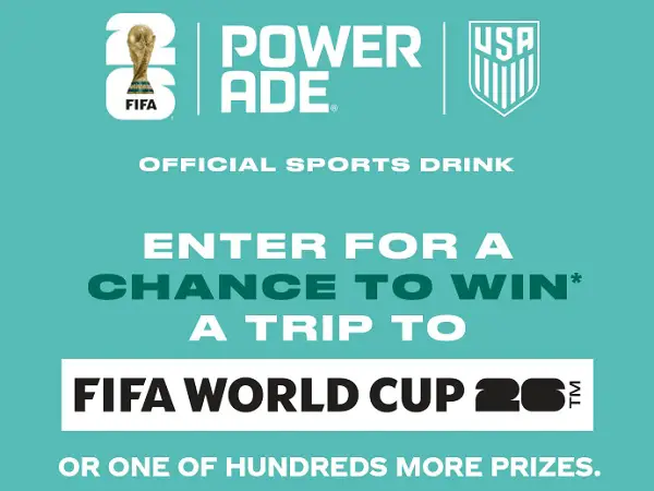 Win a Trip to FIFA World Cup 2026 & Instant Powerade Prizes!