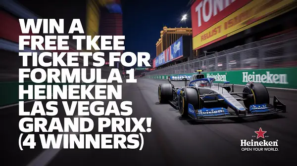 Win Free Tickets to the Formula 1 Heineken Las Vegas Grand Prix! (4 Winners)