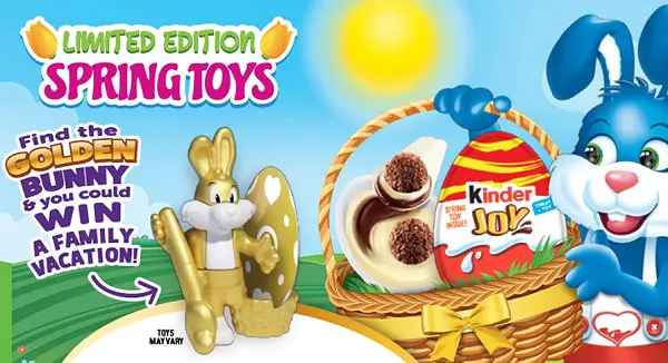 Kinder Easter Sweepstakes: Win a Family Trip to Orlando For Free!