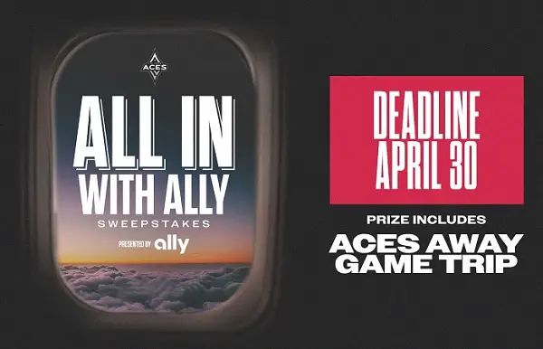 Win A Trip to 2025 Las Vegas Aces Basketball Game! (3 Winners)