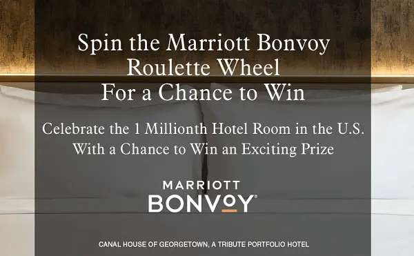Marriott Bonvoy Roulette Instant Win Game – Win 1,000,000 Points & Exclusive Hotel Stays!