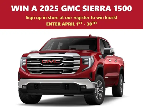 Win 2025 GMC Sierra 1500 for Free!
