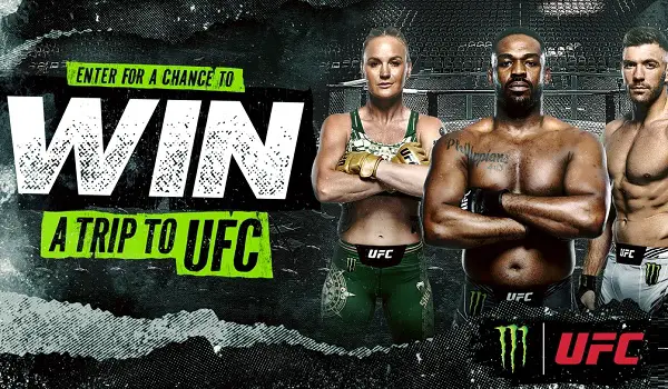 Monster Energy UFC Sweepstakes: Win a VIP Trip to the Ultimate Fight Night