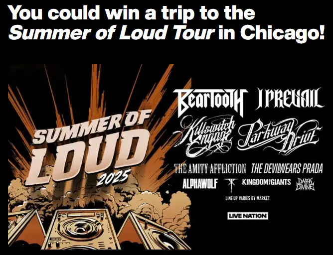 Win a Trip to the Summer of Loud Tour 2025 in Chicago with SiriusXM Sweepstakes!