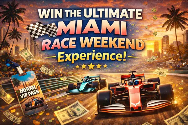 Win a Trip to Formula 1 Miami Grand Prix 2026!
