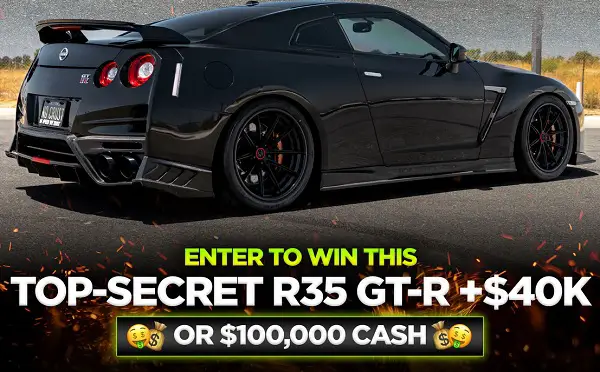 Tuner Cult Car Giveaway 2025: Win a TOP-SECRET Nissan GT-R + $40K Cash