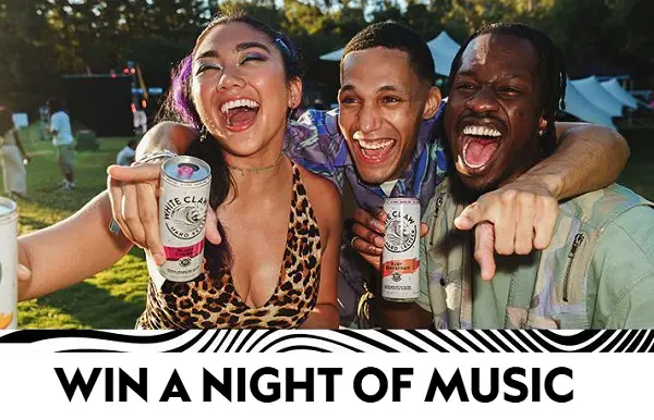 White Claw Wednesday Gift Card Sweepstakes: Win $1000 Ticket Master Gift Card! (4 Winners)