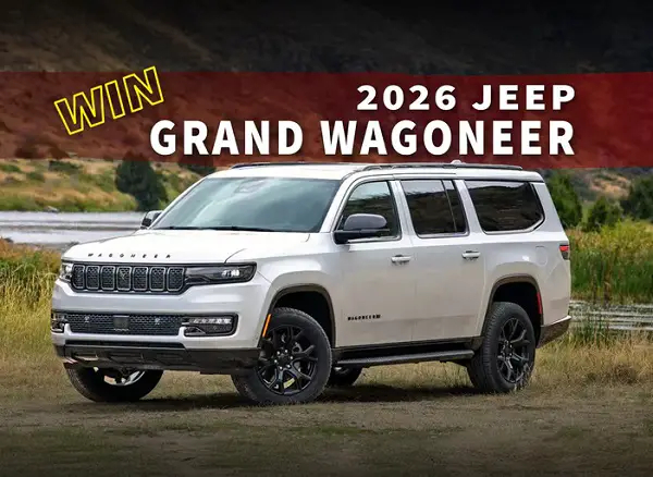 2026 Jeep Grand Wagoneer Sweepstakes – Win This Luxury SUV