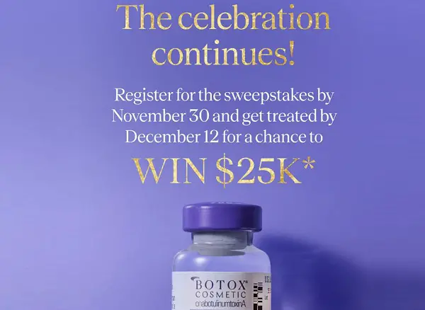 Alle Botox Cosmetic Day Sweepstakes – Win $25,000 Cash!