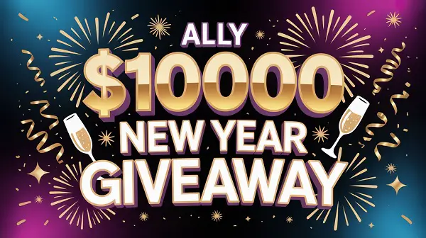 Ally New Year Giveaway – Win a $1,000 Visa Gift Card! (10 Winners)