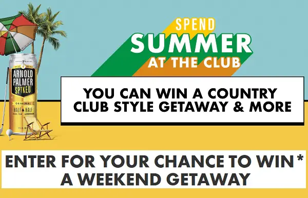 Arnold Palmer Spiked Summer at the Club Sweepstakes: Win a Luxurious Golf Getaway in Scottsdale!