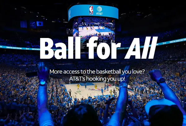AT&T “Ball for All” Sweepstakes: Win NBA League Pass! (10000 Winners)