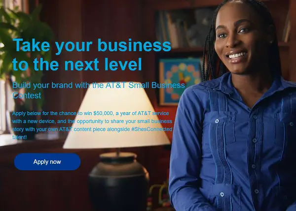 Win $50,000 and National Recognition in the AT&T Small Business Contest