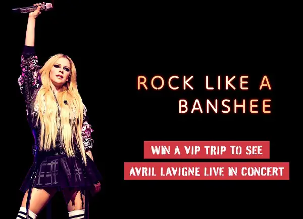 Win a Avril Lavigne’s Las Vegas Concert Trip!