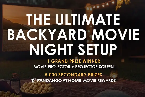 14 Hands Backyard Movie Night Sweepstakes: Win a Dream Outdoor Theater Setup or Free Movie Rental!