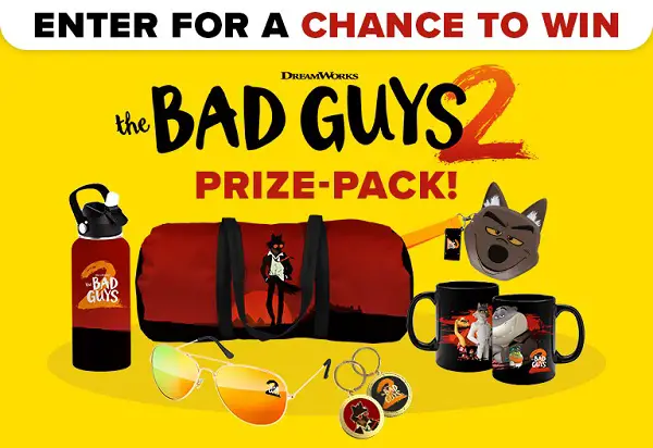 Bad Guys 2 Tickets Sweepstakes – Win a Fun Movie Prize Pack