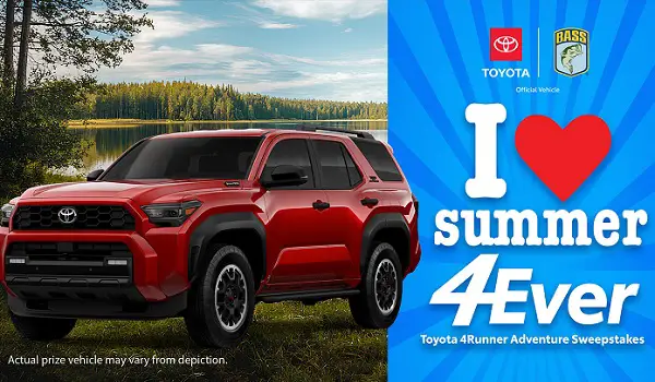 Win a 2025 Toyota 4Runner Car Giveaway!