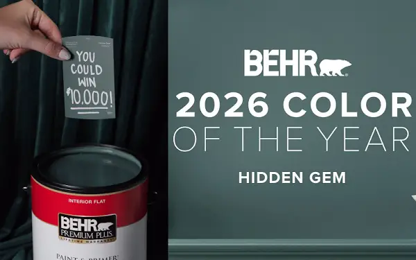 Behr Hidden Gem Sweepstakes: Win a $10000 Cash!
