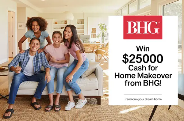BHG $25,000 Fall Sweepstakes – Win a Dream Home Makeover!