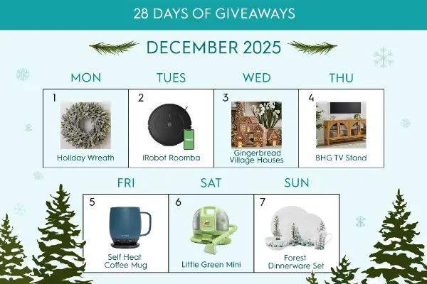BHG Winner Wonderland Giveaway – Win Daily Holiday Prizes!