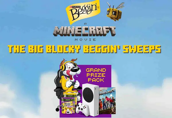 Big Blocky Beggin Sweeps – Win Xbox, Minecraft Movie & Beggin’ Treats! (Weekly Winners)
