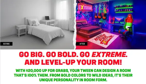 Win $20,000 for a Tween Room Redesign!
