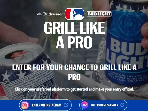 Bud Light Grill Like a Pro Sweepstakes: Win a VIP Grilling Experience with Ken Griffey Jr. + Over 1,200 Prizes!